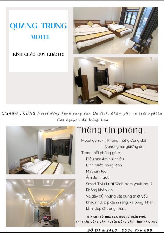 Nha Nghi Quang Trung Leilighet Dong Van  Eksteriør bilde